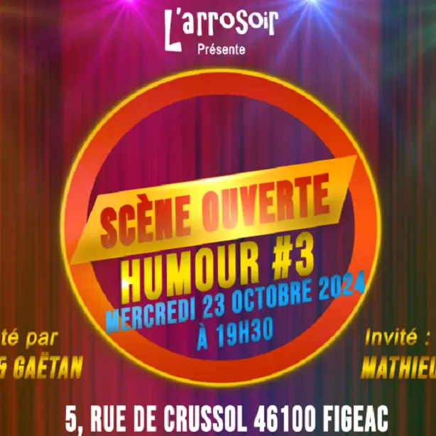 Soirée scène ouverte Humour