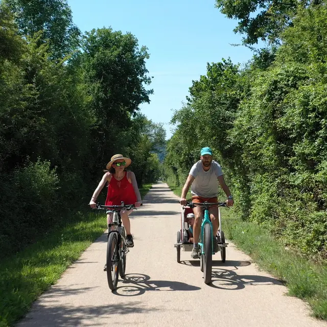 vélos de face voie vertet Duravel