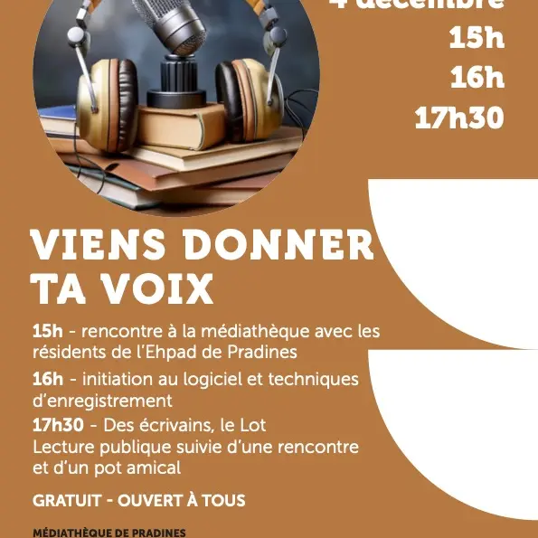 viens donner ta voix