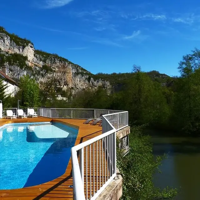 vue piscine