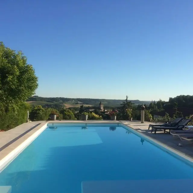 vue piscine