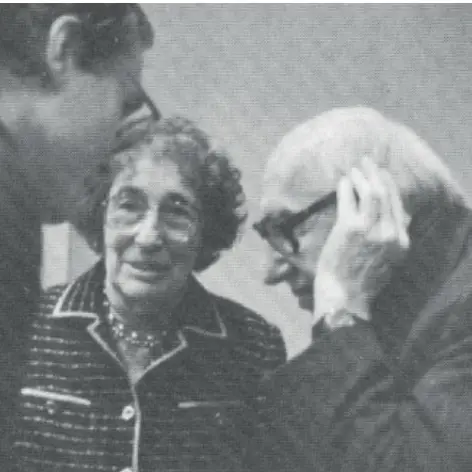 Hans-Joachim Neyer, Gisèle Freund, Norbert Elias en 1985 au Collège de France