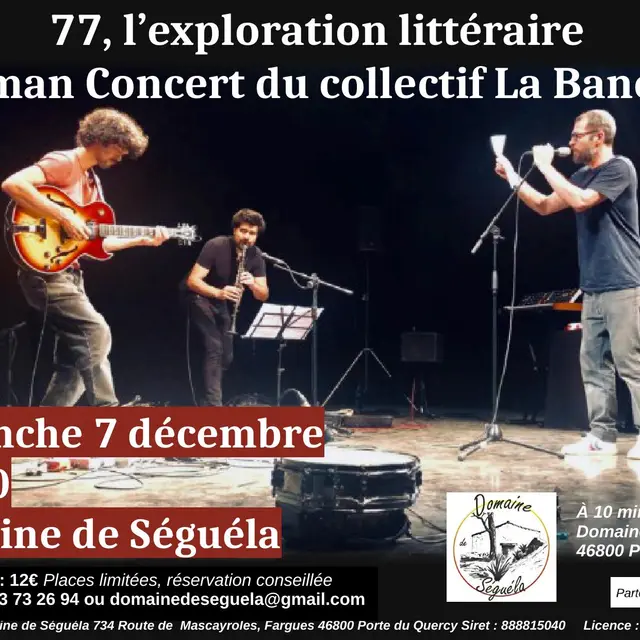 Affiche 77, l'exploration littéraire