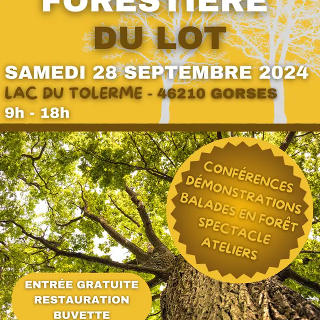 Foire forestière du Lot au Lac de Tolerme