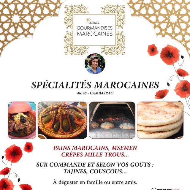 Affiches Gourmandises Marocaines