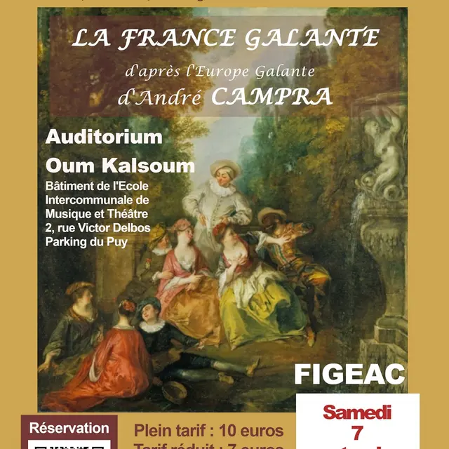 Affiche La France Galante Figeac