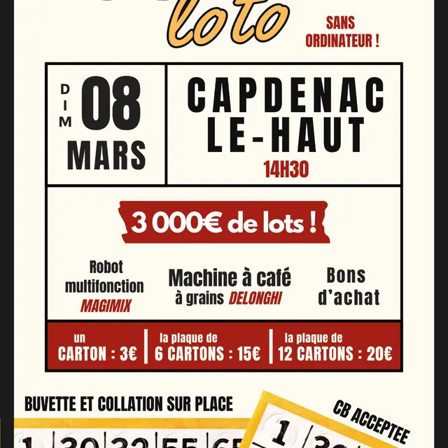 Affiche Loto