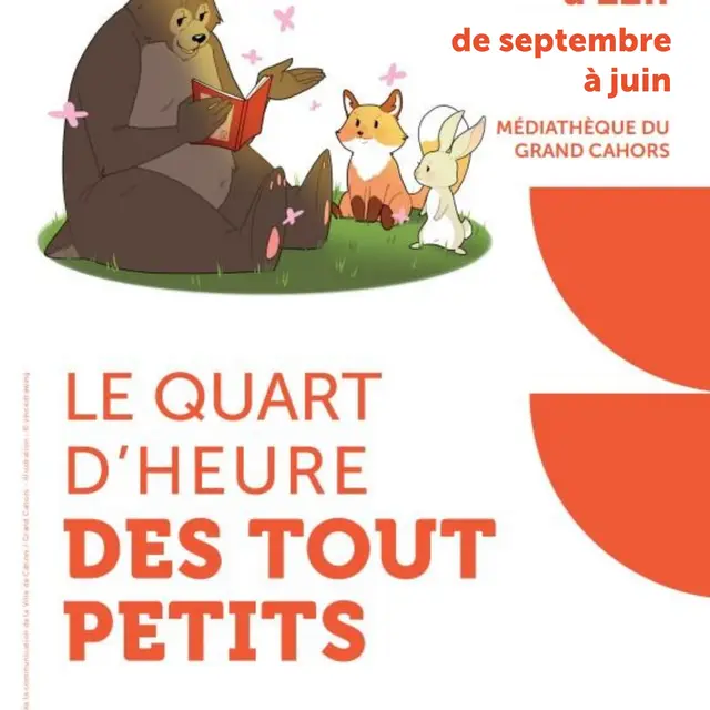 Affiche Quart d'heure rentrée sept 2025 à juin 2026