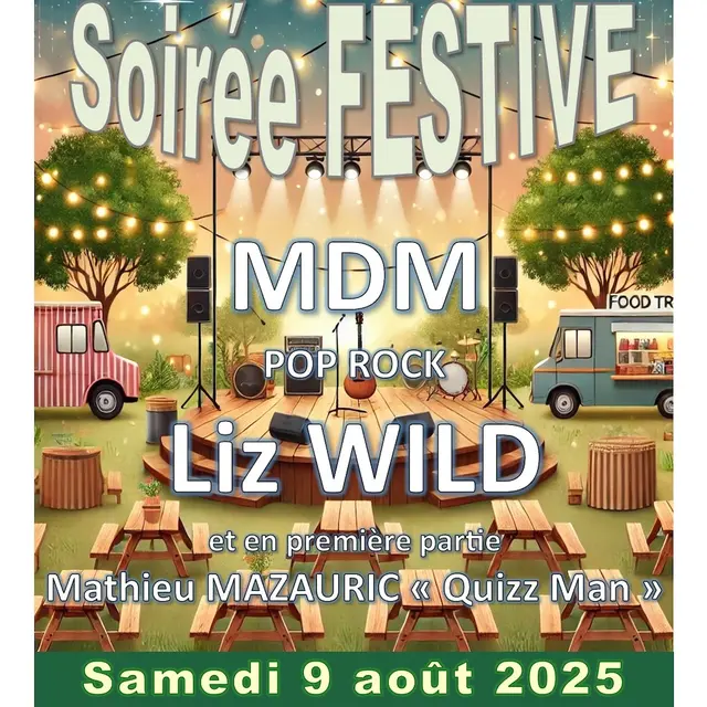 Affiche Soirée Festive