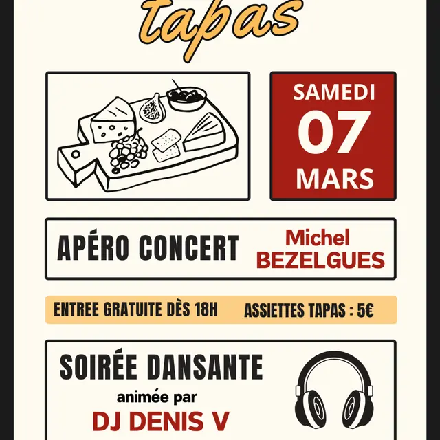 Affiche Tapas