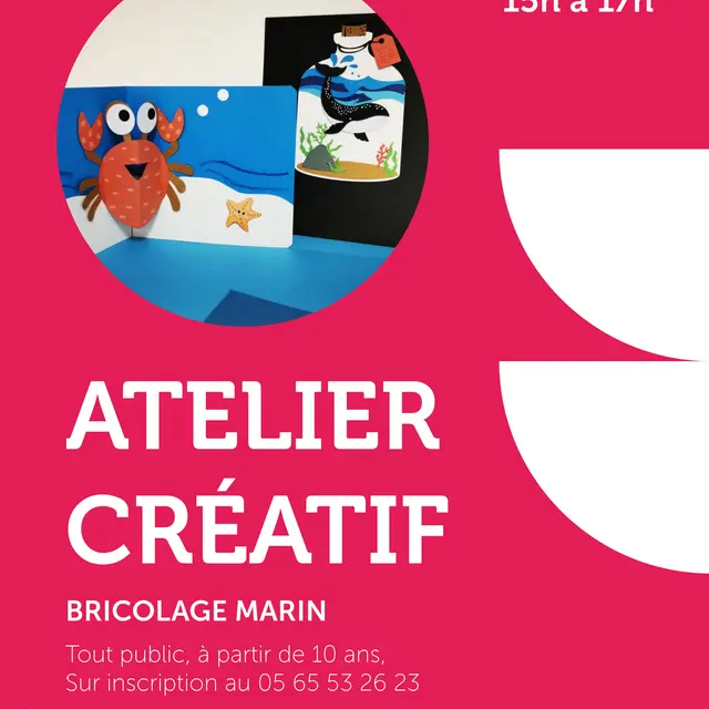 Affiche atelier bricolage marin 25