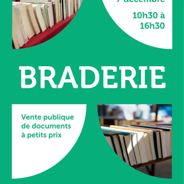 Affiche braderie 7 décembre24