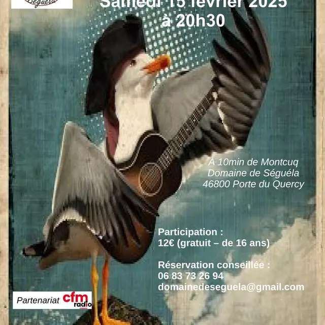 Affiche concert Marie Cheyenne