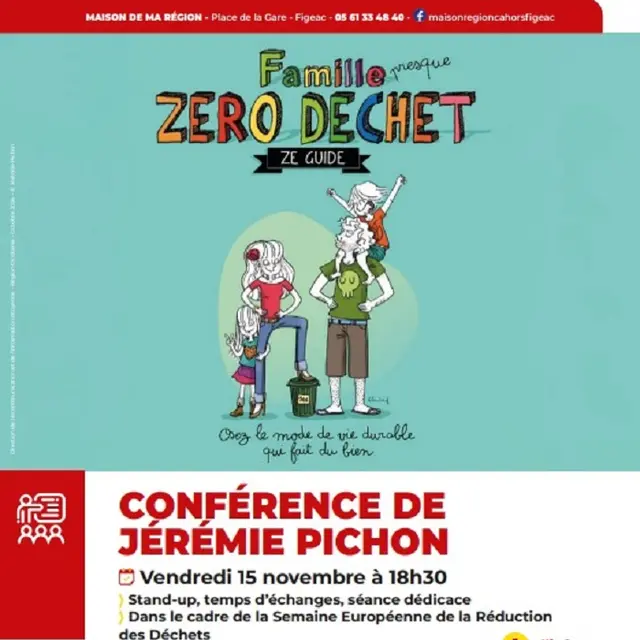 Affiche conférence Jérémie Pichon le 15-11-2024