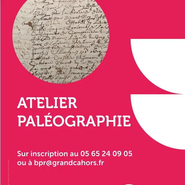 Affiche paleographie - nov25