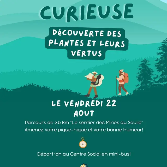 Affiche randonnée curieuse Mine du Soulié