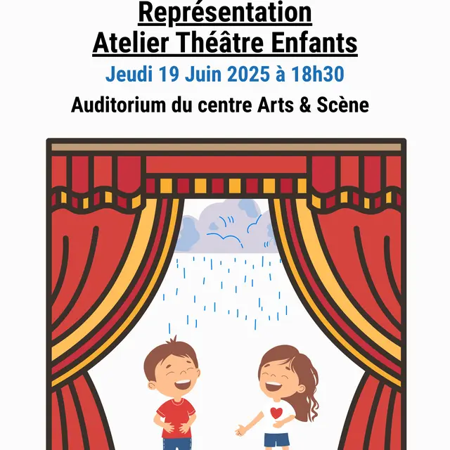 Affiche théâtre enfants