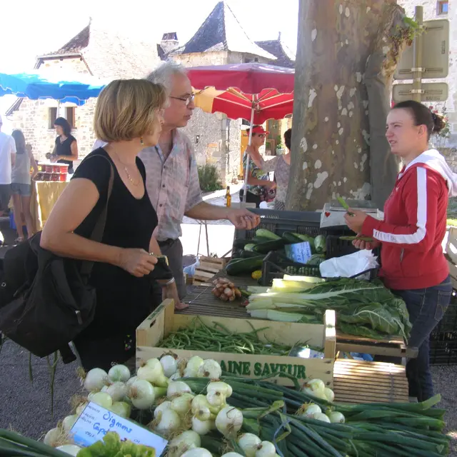 Anais au marché