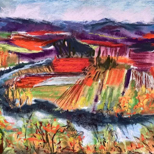 Autumnal view over the Lot River 2