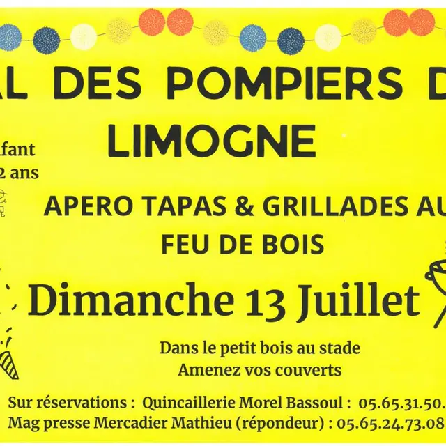Bal des pompiers 14 juillet