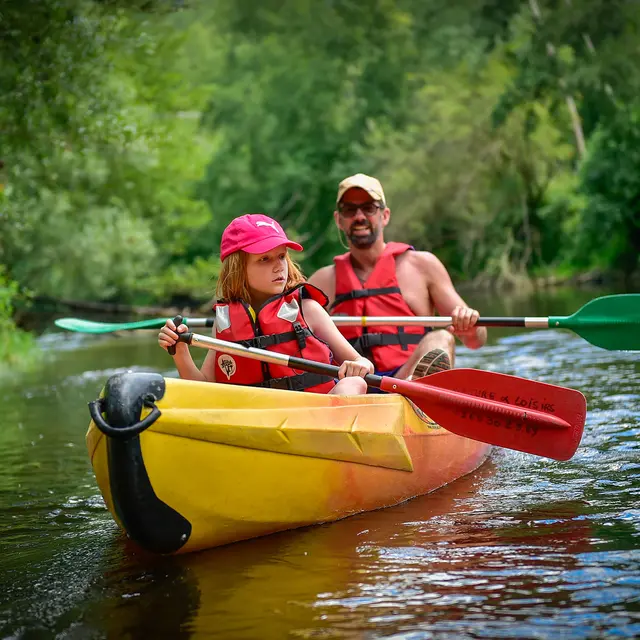 Canoe en famille sur le Célé -® Lot Tourisme - C. ORY
