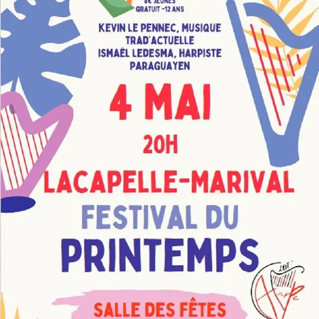 festival du printemps Lot'harpes à lacapelle-Marival