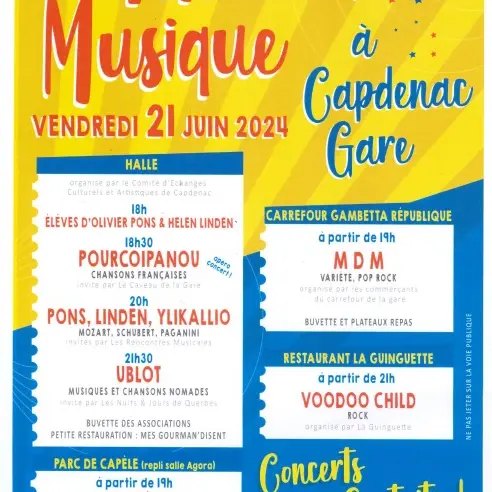 La fête de la musique du CECA de Capdenac-Gare