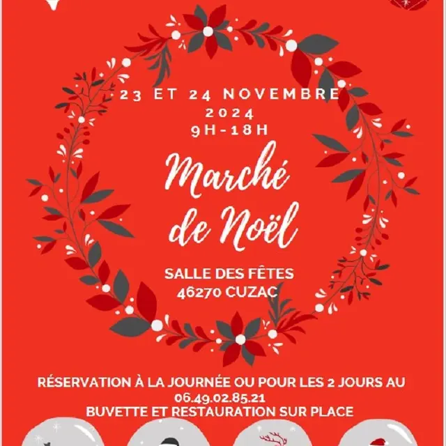 Marché de Noël à Cuzac