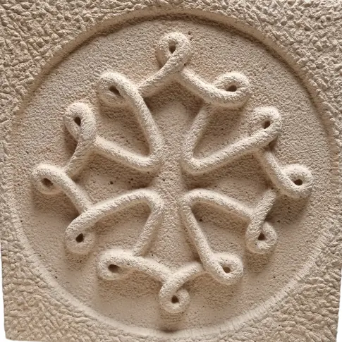 Croix occitane cordée