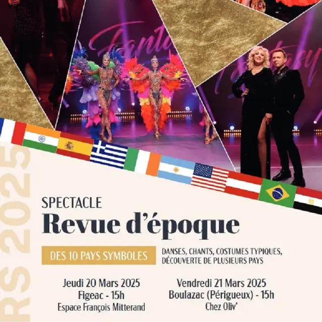 Spectacle revue d'époque