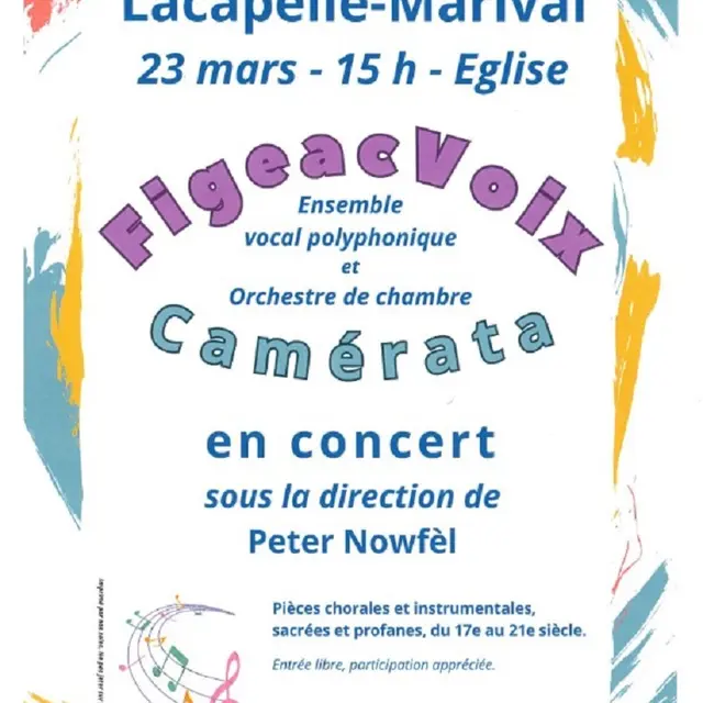 Concert Figeac Voix Camérata à Lacapelle Marival