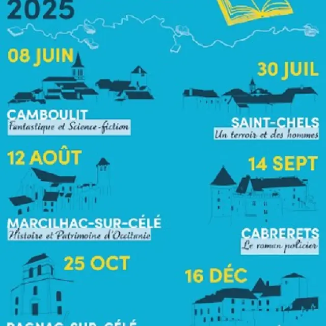 Salon du livre en vallée du célé