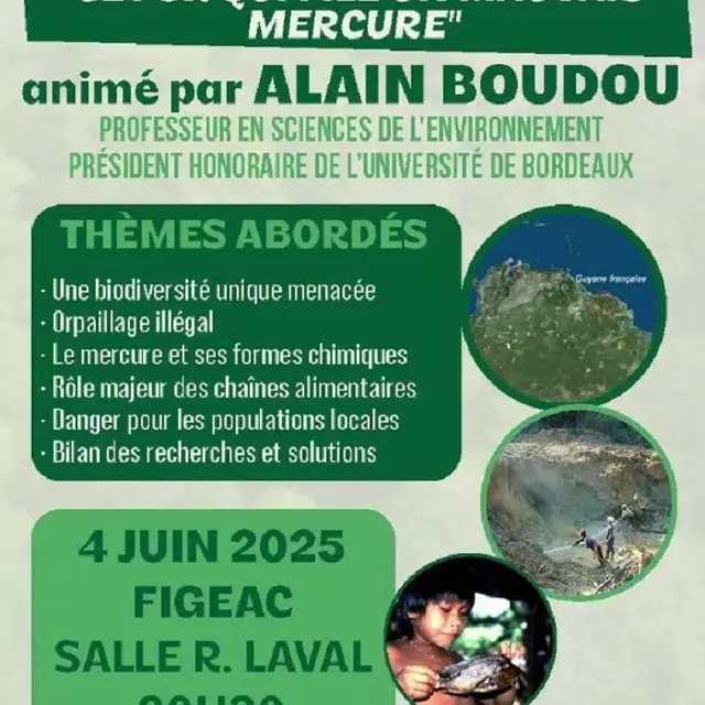 Conférence  : “Cet or qui file un mauvais mercure”