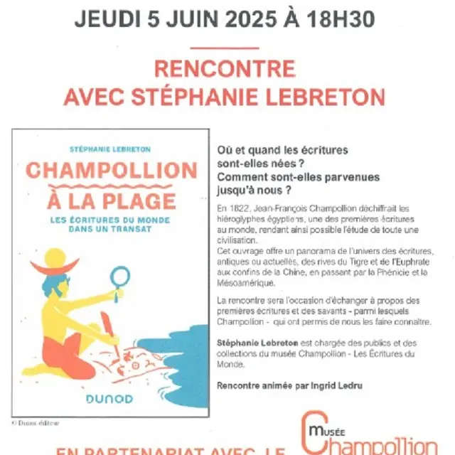 Rencontre avec Stéphanie Lebreton au Livre en Fête à Figeac