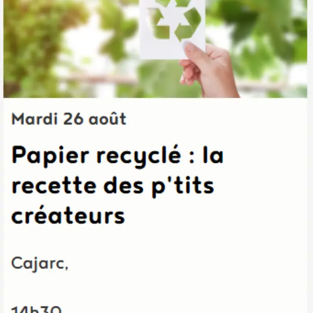 recette des petits créateurs