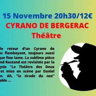 Théâtre Cyrano de Bergerac à Cajarc !