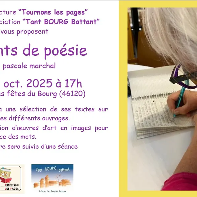 Soirée Instants de poésie à le Bourg