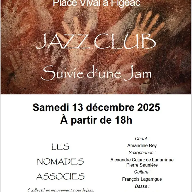 Concert : Jazz club à la Monnaie Figeac