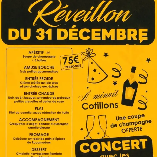 Réveillon de la Saint Sylvestre à Lacapelle-Marival