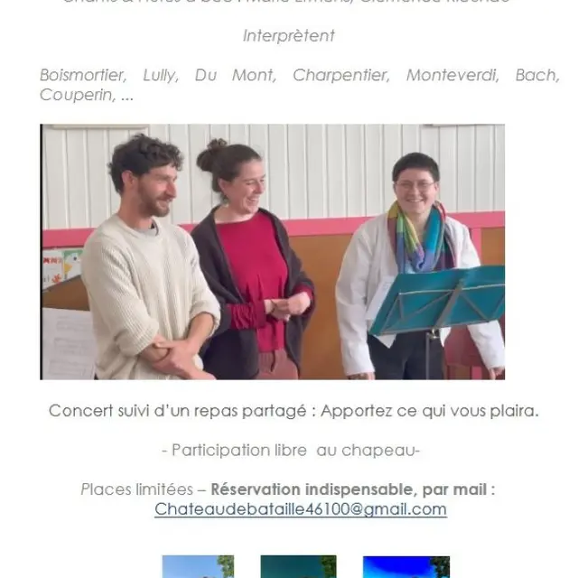 soirée voyage baroque