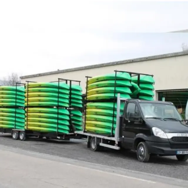 Remorque porte canoës