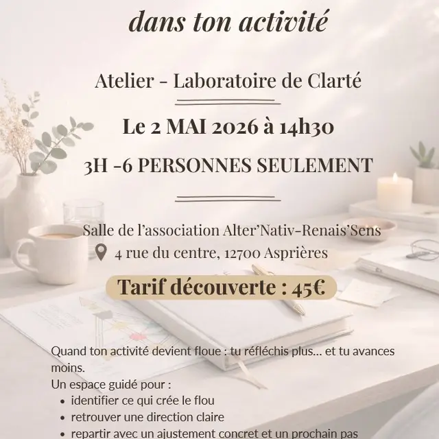 atelier Alter'Nativ-Renais’Sen