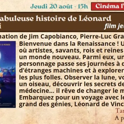 la fabuleuse histoire de Léonard de Vinci