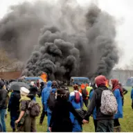 Manifestation anti-bassines, Sainte-Soline. France, 2023