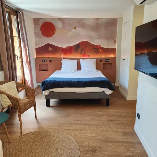 Chambre Appart'hotel la rosée 2