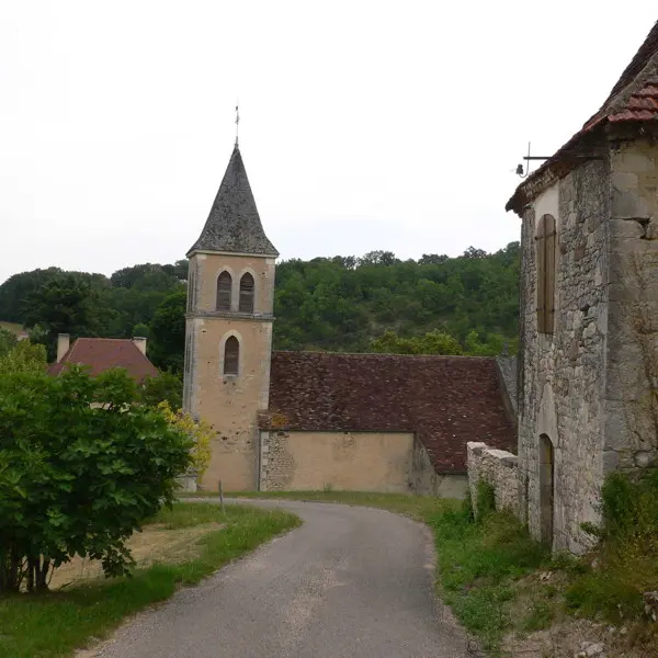 Payrac : Vue sur l'Eglise Paroissiale Notre-Dame