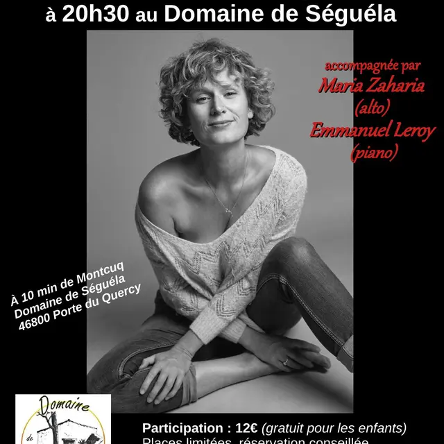 Concert Domaine du Segala 27 sept
