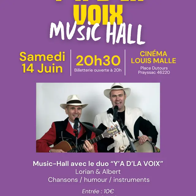 Concert Y'a D'La Voix à Prayssac -  14.06.2025 - 2