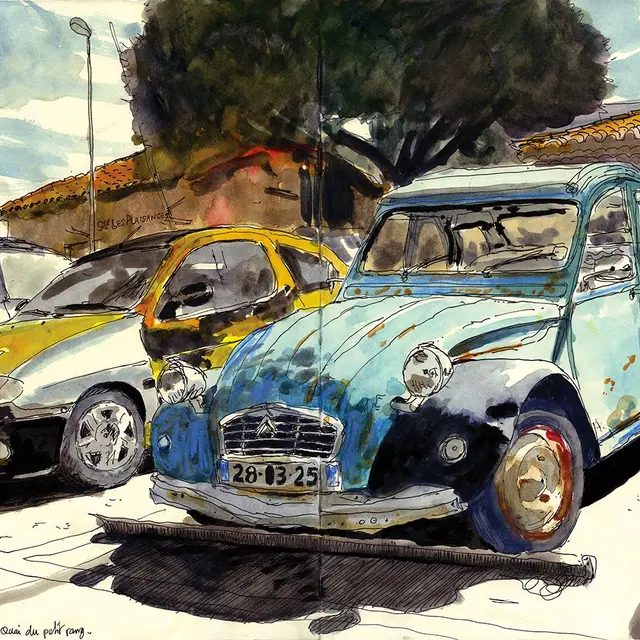 Dessin Sylvain Cnudde