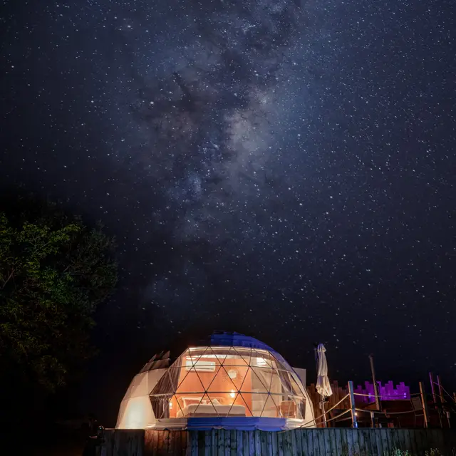 nuit etoilé dome
